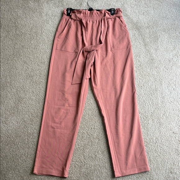 🪷Grace Karin Dusty Pink Paper Bag Pants - Picture 7 of 7